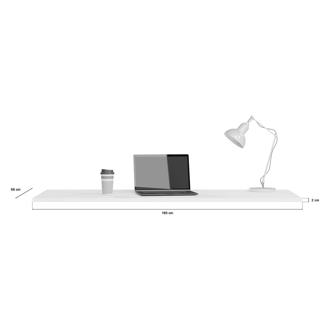 Xonox Mover Tischplatte 160x68x2cm