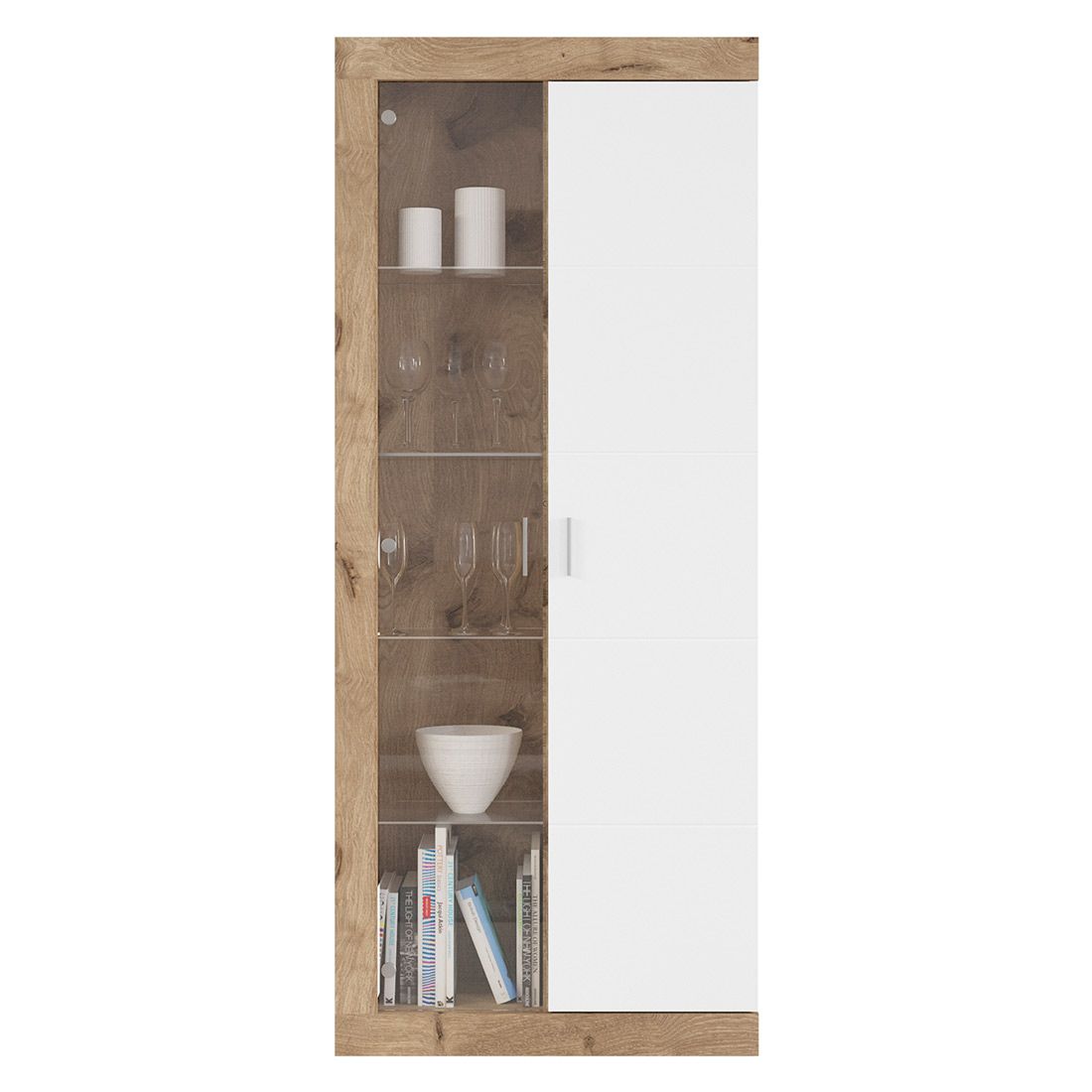 Xonox Parma Vitrine 80x34x193cm
