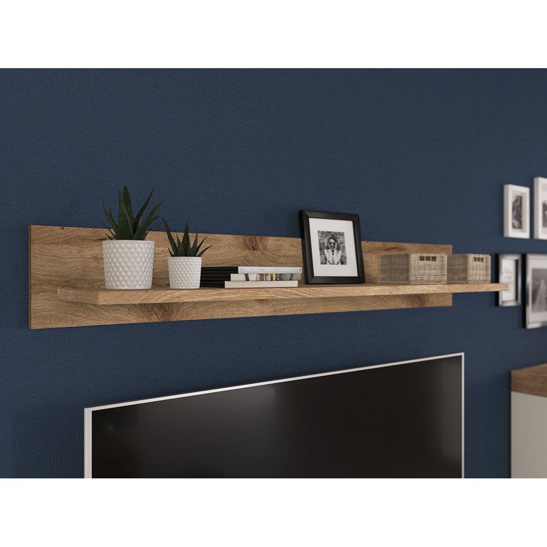Xonox Parma Wandboard 135x24x20cm
