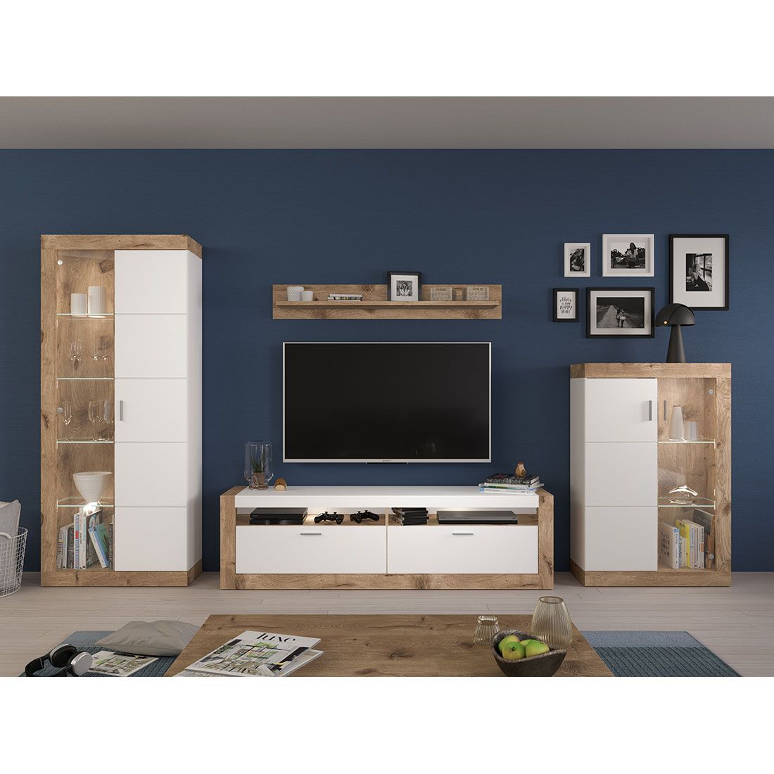 Xonox Parma Wandboard 135x24x20cm