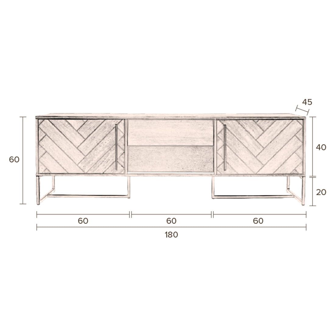 Zuiver Class Sideboard 180x45x60cm