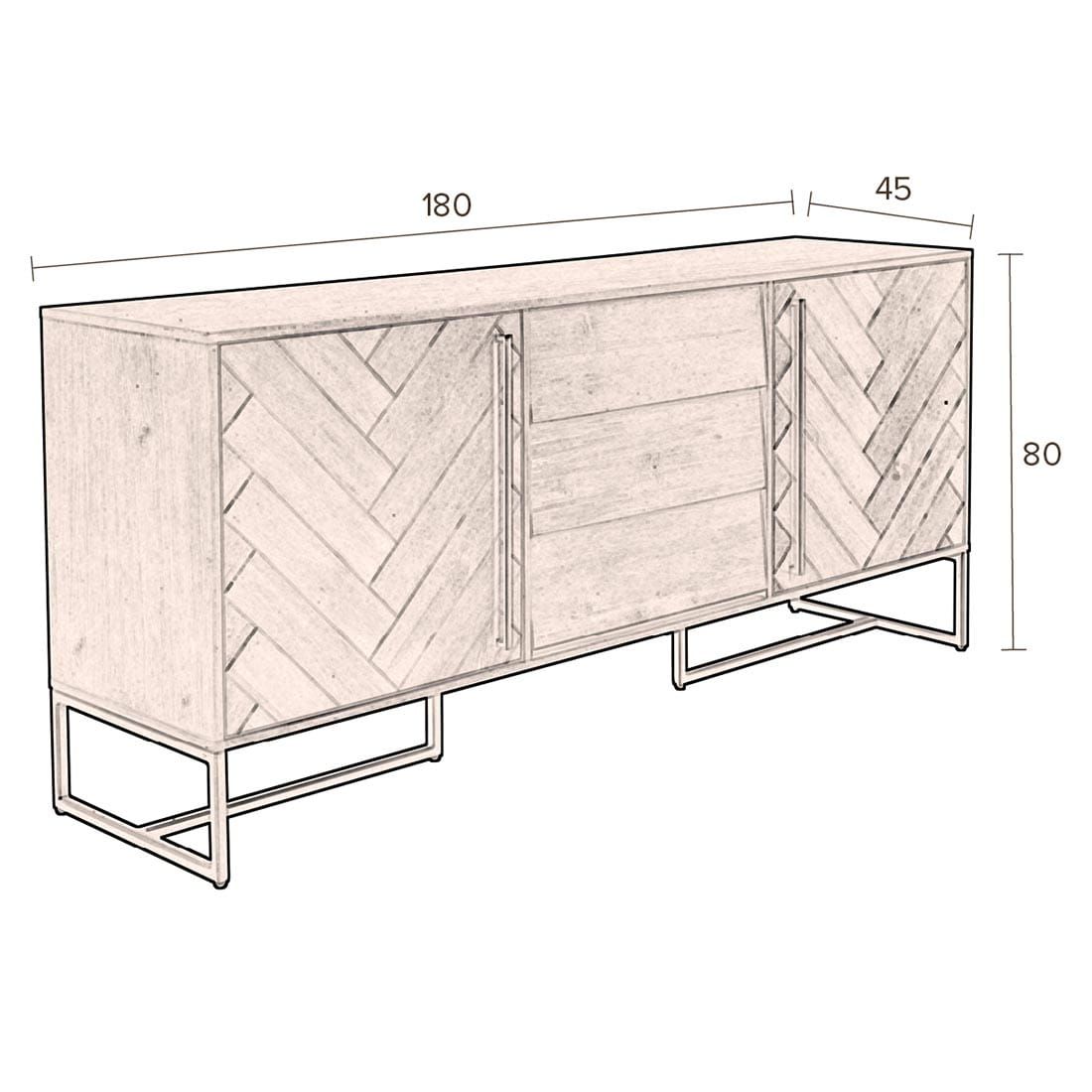 Zuiver Class Sideboard 180x45x80cm