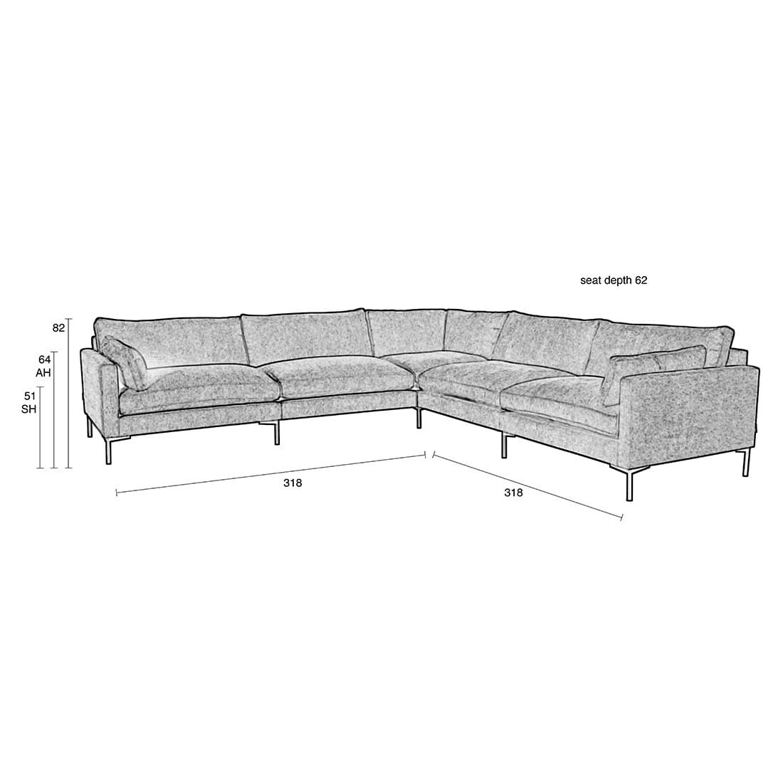 Zuiver Summer Ecksofa