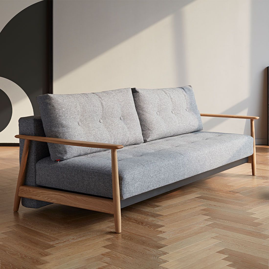 INNOVATION Eluma Deluxe Button Schlafsofa 565 224x94x65cm