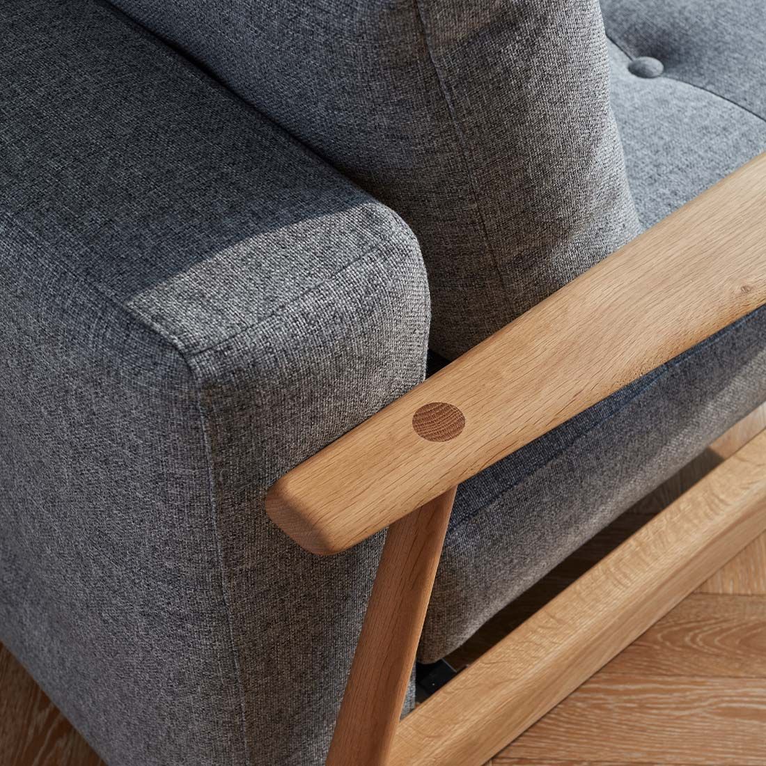 INNOVATION Eluma Deluxe Button Schlafsofa 565 224x94x65cm