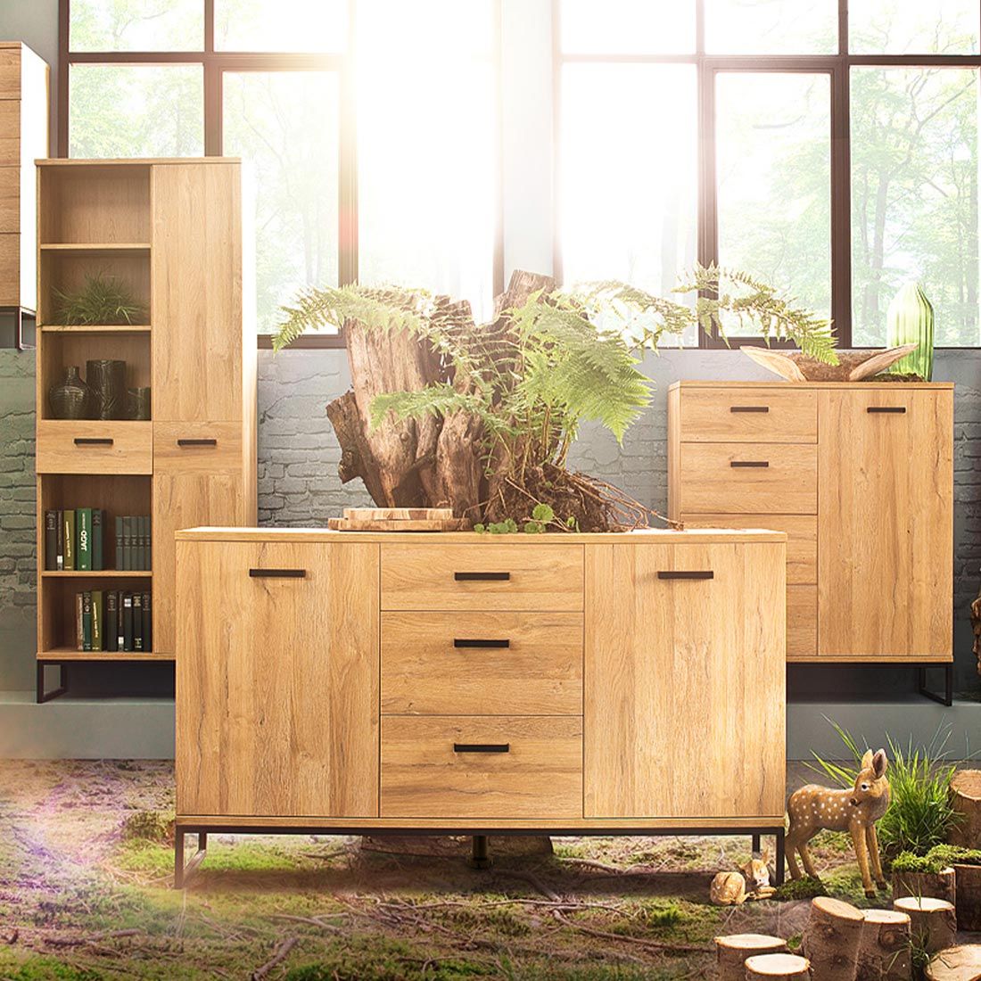 MCA Toledo Sideboard 151x44x88cm