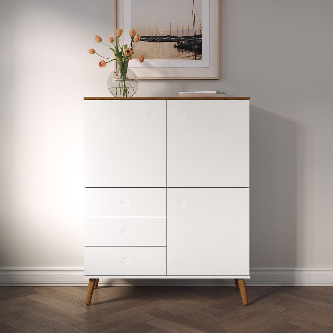 Tenzo Dot Highboard 109x43x137cm