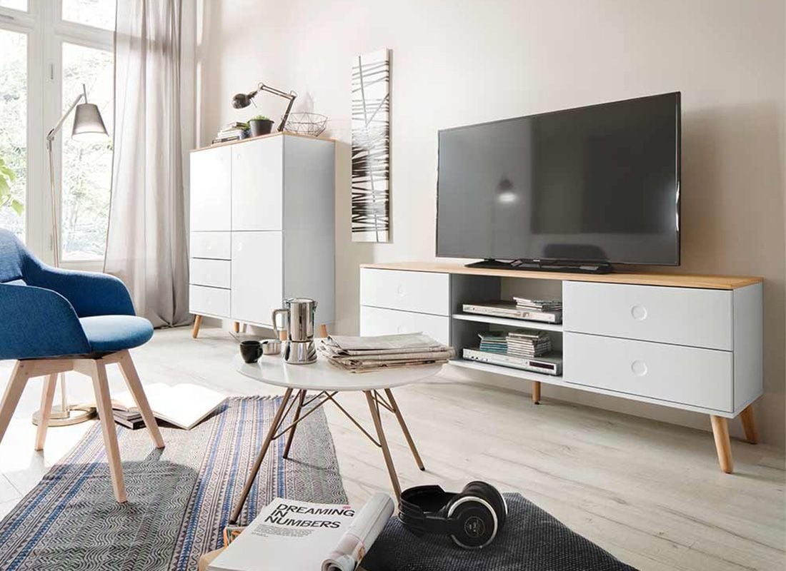 Tenzo Dot Highboard 109x43x137cm