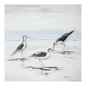 La Casa Ölbild Möwen im Wasser 60x60cm