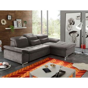 BlackRedWhite Wayne Ecksofa Longchair rechts
