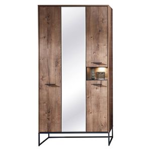 Wohnconcept Manhattan Garderobenschrank mit Beleuchtung 99x38x199cm
