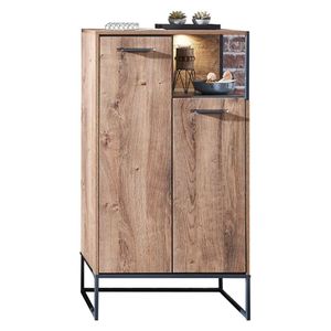 Wohnconcept Manhattan Schuhschrank mit Beleuchtung 64x38x120cm