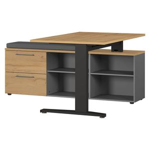 Germania Agenda Schreibtisch-Set 2-tlg. 159x140x75cm