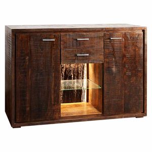 Wolf Möbel Bark Sideboard mit Beleuchtung 145x40x101cm