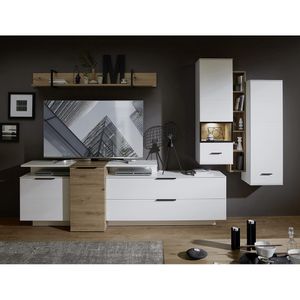 Innostyle Mediana Wohnzimmer-Set mit Beleuchtung 7-tlg.