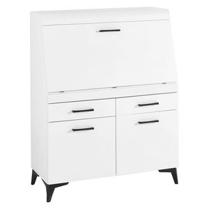 Innostyle Secret Sekretär 98x42x124 cm Weiß