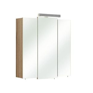 Pelipal Offenbach Spiegelschrank Livorno I mit LED-Beleuchtung 68x20x73cm
