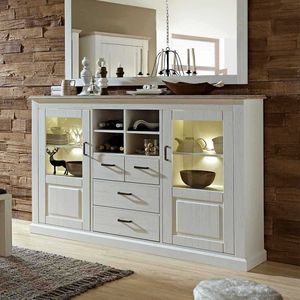 Wohnconcept Lima Highboard mit Beleuchtung 180x42x120cm