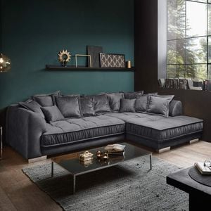 BlackRedWhite Pascha Ecksofa 308x194x73/90cm