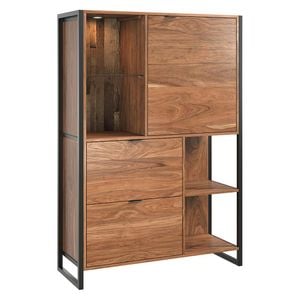 Carla & Marge Factory Zone Highboard mit Beleuchtung 104x42x150cm