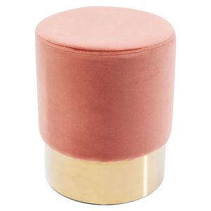 KARE Cherry Rose Brass Hocker Ø35cm