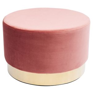 KARE Cherry Rose Brass Hocker Ø55cm