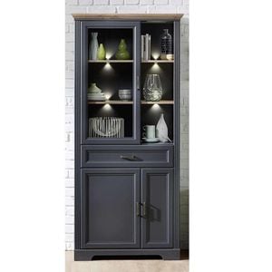 Innostyle Jasmin Vitrine mit Beleuchtung 93x42x204cm