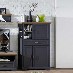 Innostyle Jasmin Highboard mit Beleuchtung 93x42x150cm