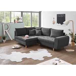 ED Lifestyle Polstermöbel Alice Ecksofa mit Hocker