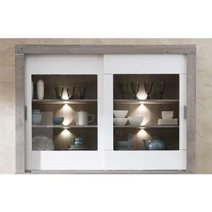 Wohnconcept Granada Buffet-Aufsatz mit Beleuchtung 156x37x110cm