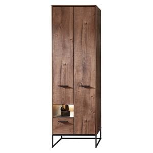 Wohnconcept Manhattan Garderobenschrank mit Beleuchtung 64x38x199cm