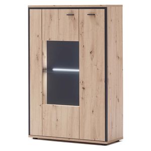 MCA Buenos Aires Highboard mit Beleuchtung 93x38x142cm