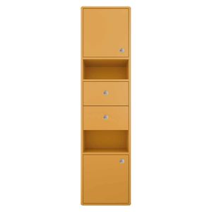 Bath HOME TOM Color Midischrank TAILOR mit Fußgestell 40x33,5x118,5cm Petrol/Eiche