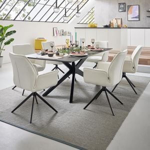 Musterring Tiama Essgruppe 7-tlg. Tisch 180x100cm