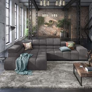 HOMELIV. Charlotta Ecksofa 319x215x82cm Feincord