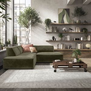 HOMELIV. Lennox Ecksofa Samt