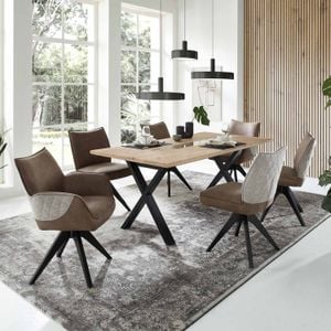 Wohnconcept Fulton Essgruppe 7-tlg. Tisch 180x100cm
