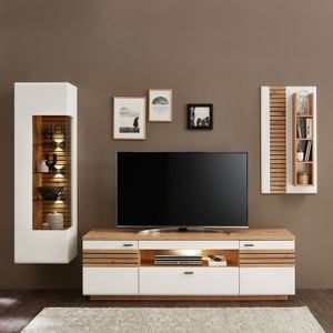 Wohnconcept Fresno Wohnwand mit Beleuchtung 3-tlg.