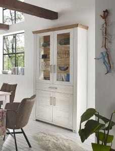 set one York Vitrine 104,5x42,2x206,6cm