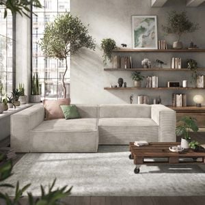 HOMELIV. Glennon Ecksofa Feincord
