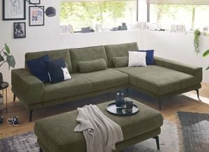set one SO 3600 Ecksofa mit Hocker