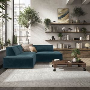 HOMELIV. Lennox Ecksofa Samt