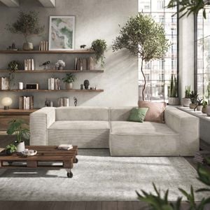 HOMELIV. Glennon Ecksofa Feincord