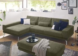 set one SO 3600 Ecksofa mit Hocker
