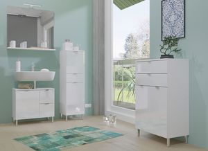 Germania Mauresa Badmöbel-Set mit Beleuchtung 4-tlg.