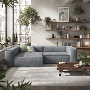 HOMELIV. Glennon Ecksofa Matrix Webstoff
