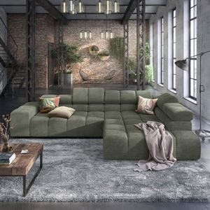 HOMELIV. Charlotta Ecksofa 319x215x82cm Feincord