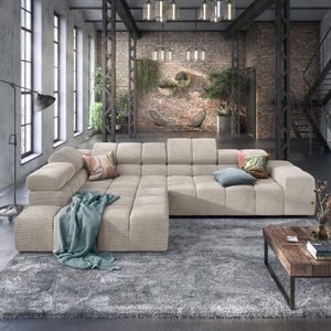 HOMELIV. Charlotta Ecksofa 319x215x82cm Feincord