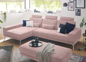 set one SO 3600 Ecksofa mit Hocker