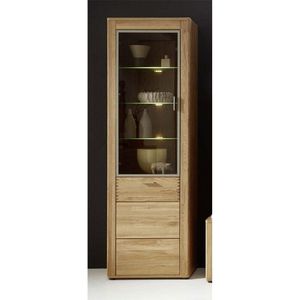 Wohnconcept Opal Vitrine mit Beleuchtung 65x38x205cm